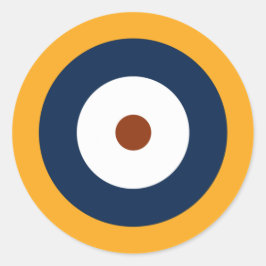 Pegatina Redonda Roundel tipo A.1 de la RAF.
