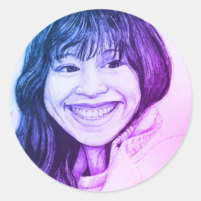 PEGATINA REDONDA ROUNT MINI STICKERS - HOLLY (Anverso)