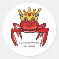 Royalty del cangrejo, MeWarriorWoman en Twitch