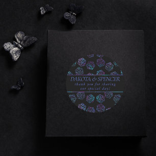 Pegatina Redonda RPG Dice   Nebula Fantasy Tabletop Gamer Personali