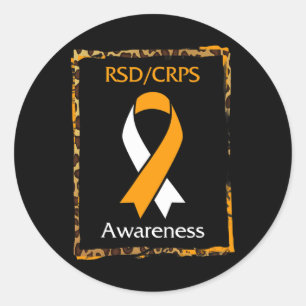 Pegatina Redonda Rsd Crps Compleja Síndrome De Dolor Regional Conci