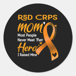 Pegatina Redonda Rsd Crps Mamá Yo Crié La Mía