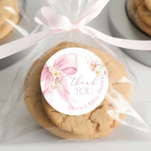 Rubor Pink Wildflower Bow Gracias