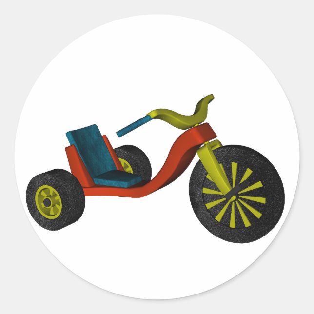 Pegatina Redonda Rueda grande (Anverso)