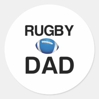 PEGATINA REDONDA RUGBY DAD
