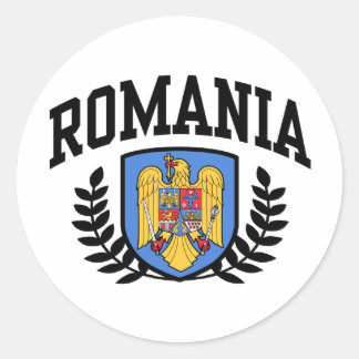 Pegatina Redonda Rumania