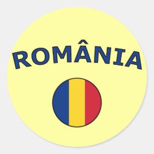 Pegatina Redonda Rumania
