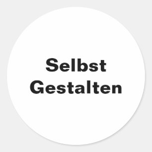 Pegatina Redonda Runden Aufkleber Selbst Gestalten