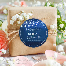 Rustic Blue Night and String Lughts Brights
