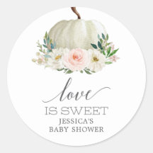 Rústica Caída Floral Calabaza Amor Es Favor Dulce