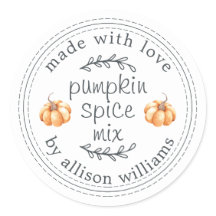 Rústica Mezcla de Especias para Calabaza Casera Si