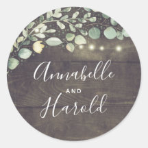 Rústico Boda de vegetación de leafy country