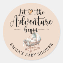 Rústico Boho Wood Crib Boy Baby Shower