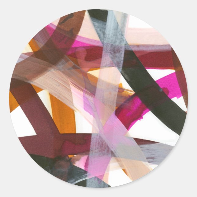 Pegatina Redonda Ruta infinita II (Anverso)