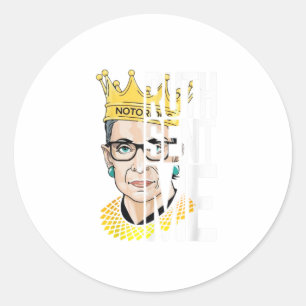 Pegatina Redonda Ruth me envió a votar el 3 de noviembre