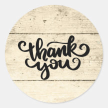 Rutic Gracias A Wooden Plank