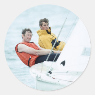 Pegatina Redonda S. H. Príncipe Eduardo, Conde de Wessex