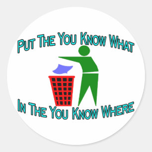 Pegatina Redonda Sabes Dónde