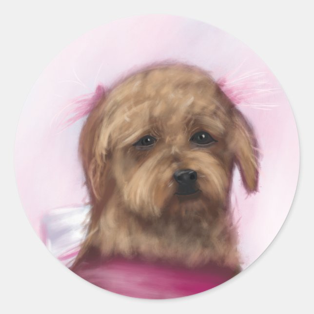 Pegatina Redonda Sacrificial Love Stickers (Anverso)