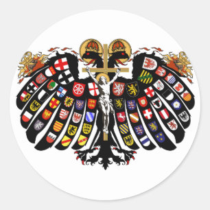 Pegatina Redonda Sacro Imperio Romano