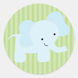 Pegatina Redonda Safari Friends