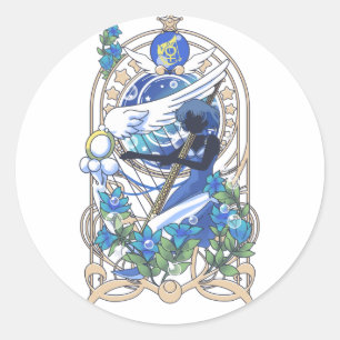 Pegatina Redonda Sailor Mercury Neo Aqua Rhapsodie