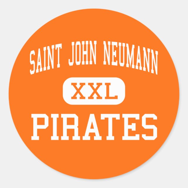 Pegatina Redonda Saint John Neumann - Pirates - High - Filadelfia (Anverso)