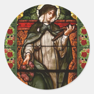 Pegatina Redonda SAINT ROSA de LIMA