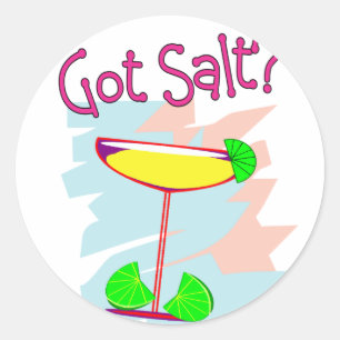 Pegatina Redonda ¿Sal conseguida?  Camisetas y regalos de los