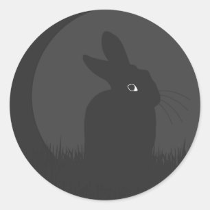 PEGATINA REDONDA SALIDA NEGRITA