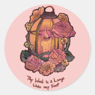 Pegatina Redonda Salmo 119:105