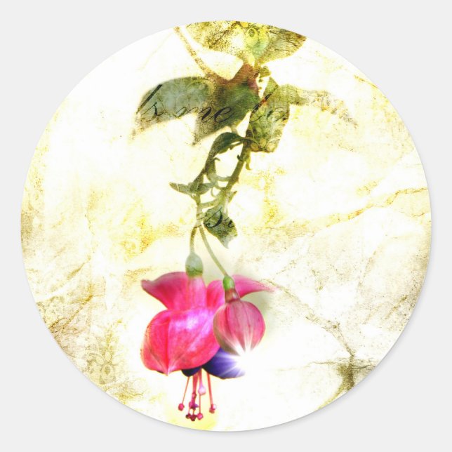 Pegatina Redonda Salmo 23 (Anverso)