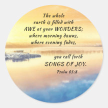 Salmo 65:8 Llamas canciones de la Biblia de Alegrí