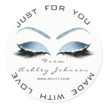 Salón de Belleza Blanca Purpurina Azul Blanco Grac