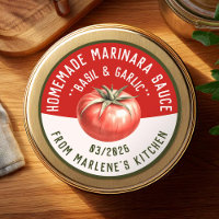 Salsa marinara casera con albahaca y ajo