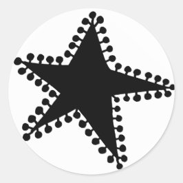 Pegatina Redonda Saltar Jack