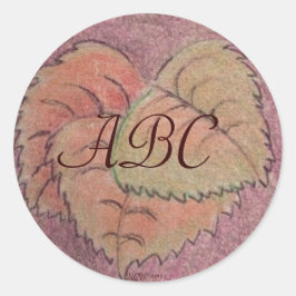 Pegatina Redonda Saltos equinoccio de otoño