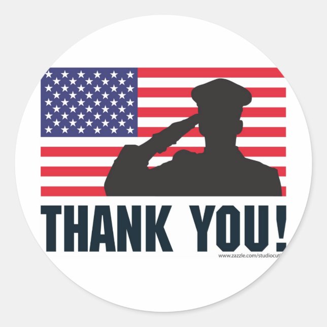 Pegatina Redonda Saludo (Anverso)