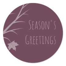 Saludos de Plum Winter Season