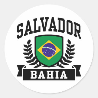 Pegatina Redonda Salvador Bahia