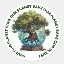 Salvar a nuestros Pegatinas del planeta