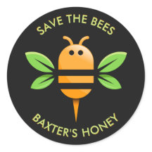 Salven a las abejas Honey Jar Black