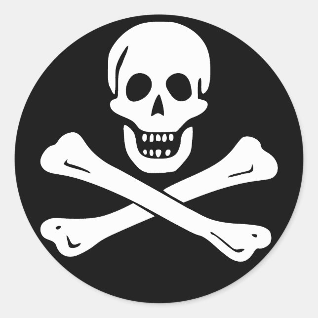 Pegatina Redonda Sam Bellamy (Anverso)