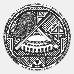 PEGATINA REDONDA SAMOA
