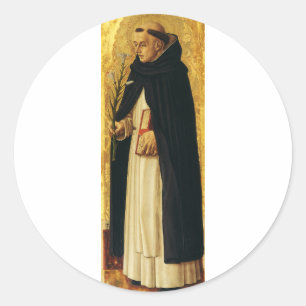 Pegatina Redonda San Doménico por Carlo Crivelli