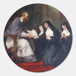 Pegatina Redonda San Francisco con San Juan