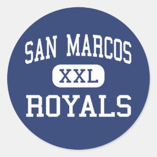 Pegatina Redonda San Marcos - Royals - High - Santa Barbara