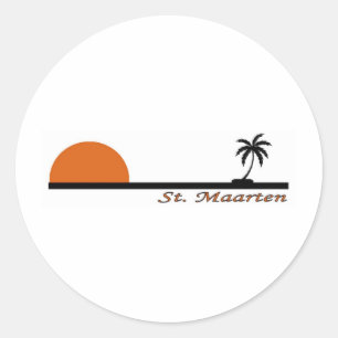 Pegatina Redonda San Martín