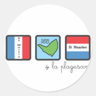 Pegatina Redonda San Martin