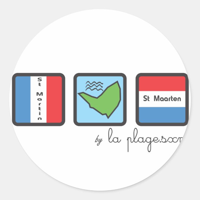 Pegatina Redonda San Martin (Anverso)